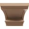 Ekena Millwork 4"W x 8"D x 4"H Wide Diane Rough Cedar Woodgrain TimberThane Corbel, Primed Tan CORUR04X08X04DIARCPR - alternate 6